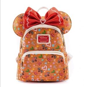 Mickey Minnie Gingerbread Mini Backpack with Ears